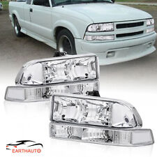 Farol de canto cromado com farol de para-choque para 98-2004 Chevy S10 Blazer comprar usado  Enviando para Brazil
