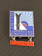 Insigne championnat ski d'occasion  Villeneuve-lès-Maguelone