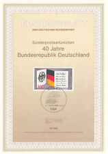 Ersttagsblatt 1989 jahre gebraucht kaufen  Habichtswald