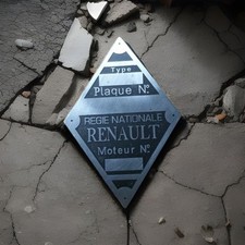 Typenschild renault schild d'occasion  Expédié en Belgium