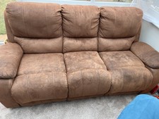suede recliner sofa for sale suede recliner sofa for sale SOLIHULL