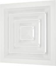 Difusor de teto quadrado de alumínio 9" x 9", branco, 12" x 12" tamanho de abertura de duto comprar usado Difusor de teto quadrado de alumínio 9" x 9", branco, 12" x 12" tamanho de abertura de duto comprar usado  Enviando para Brazil