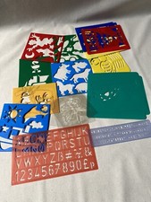 Lettering stencil set for sale  BIRMINGHAM