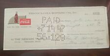 Vintage 1947 Coca-Cola Engarrafamento Cancelado Fornecedor Verificar Roupas Cornell comprar usado  Enviando para Brazil