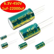 6.3V-450V Radial Aluminium Elektrolyt Kondensatoren 1uF-22000uF 105°C comprar usado  Enviando para Brazil