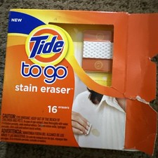 Almofadas de borracha Tide To Go contagem 12 pontos remover viagem tamanho DESCONTINUADO caixa aberta comprar usado Almofadas de borracha Tide To Go contagem 12 pontos remover viagem tamanho DESCONTINUADO caixa aberta comprar usado  Enviando para Brazil