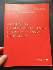 Manuale chirurgia urgenza usato  Pavia