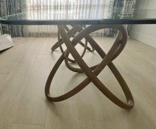 Glass top wood for sale  Palm Beach Gardens
