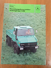 Prospekt unimog u1000 gebraucht kaufen  Spraitbach