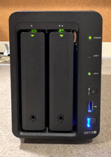 Synology DS718+ 2-Bay NAS DiskStation com 2 x 4TB Seagate IronWolf HD (8TB) comprar usado  Enviando para Brazil