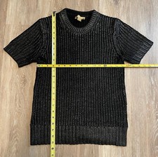 Blusa Michael Kors Collection malha com nervuras revestida fio de algodão italiano tamanho P nova sem etiquetas comprar usado Blusa Michael Kors Collection malha com nervuras revestida fio de algodão italiano tamanho P nova sem etiquetas comprar usado  Enviando para Brazil