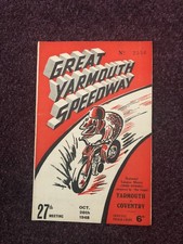 Speedway programme great for sale  POOLE