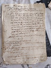 Manoscritto antico 1752 usato  Macerata