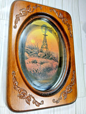 Vtg wood framed for sale  Brownfield