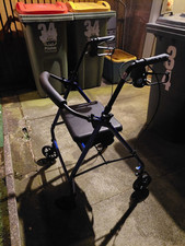 Walker rollator blue for sale  PRESTON