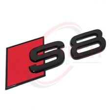 Usado, Audi S8 preto brilhante letra traseira cauda placa de identificação emblema porta-malas Sport Sline comprar usado  Enviando para Brazil