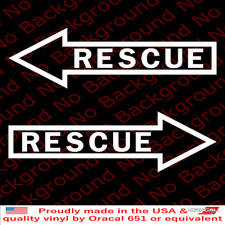 Rescue arrow stickers for sale  Elk Grove