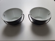 Schale metall henkel gebraucht kaufen  Jarplund-Weding