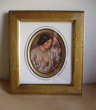 Portrait miniature femme d'occasion  La Coquille