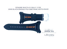 Autêntica pulseira de relógio Invicta S1 Rally 11126 poliuretano preto e laranja 26 mm comprar usado  Enviando para Brazil