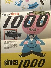 Chrysler simca 1000 for sale  KENDAL