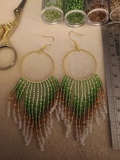 Fringe earrings handmade for sale Fringe earrings handmade for sale  RUGELEY
