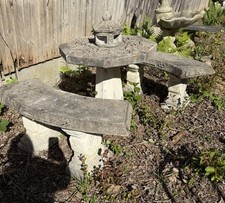 Japanese concrete benches for sale  WIDNES