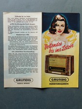 Grundig rundfunkgeräte werbep gebraucht kaufen  Kammeltal