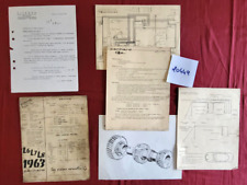 N° 20449  / PANHARD PL 17 :  4 prospectus techniques + catalogue d'occasion  Caderousse