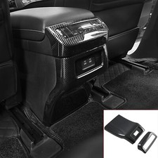 Acabamento da tampa de saída de ventilação traseira de fibra de carbono ABS para Nissan Pathfinder 2022-2024 comprar usado  Enviando para Brazil