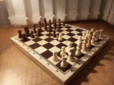 Complete wooden chess for sale  WELSHPOOL