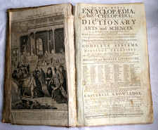 1790 Howard Royal Encyclopedia Dictionary Arts Science Antique Illustrated Book comprar usado  Enviando para Brazil