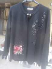 Maglia nera lana usato  Reggio Emilia