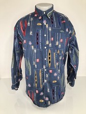 CHAPS / RALPH LAUREN ALL OVER - Antigo. Camisa masculina canoa remo caiaque G/XL comprar usado  Enviando para Brazil
