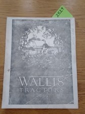 Wallis tractor case for sale  WHITCHURCH