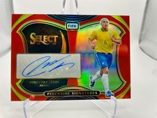 Roberto Carlos Brasil 24/25 Panini Select FIFA Red Pitchside Signature comprar usado  Enviando para Brazil