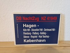 Zuglaufschild nachtzug 41949 gebraucht kaufen  Leipzig