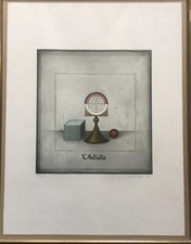 Artiste farbradierung friedric gebraucht kaufen  Hamburg