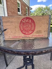 Caixa de madeira Vic’s Special Northern Beer, Superior Wisconsin comprar usado  Enviando para Brazil