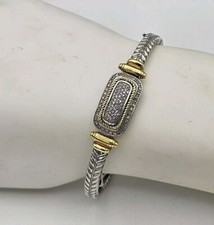 Diamond bracelet 925 for sale  Southbridge