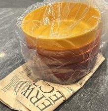 Conjunto de 4 tigelas Tupperware Little Wonders #171 lanchonetes NOS 1987 amarelo laranja comprar usado  Enviando para Brazil