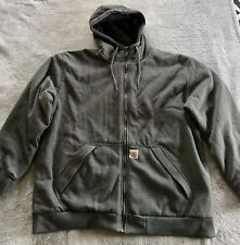 Moletom Carhartt Rain Defender masculino GG forrado térmico zíper completo irregular comprar usado  Enviando para Brazil
