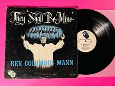 Rev. Columbus Mann - They Shall Be Mine Vinyl LP 1962 Gospel Rare Motown Tamla comprar usado  Enviando para Brazil