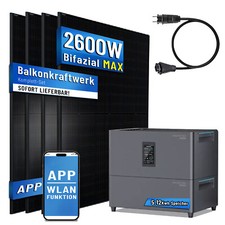2000w bifazial balkonkraftwerk gebraucht kaufen  Bad Vilbel