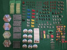BATTLE MASTERS Jogo de Tabuleiro Estratégia Jogo de Guerra Pintado MB 1992 Quase Completo Antigo comprar usado  Enviando para Brazil