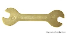 Chave cônica banhada a ouro Campagnolo 13-14mm ferramenta vintage feita na Itália Eroica Rac comprar usado  Enviando para Brazil