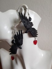 Hrringe gothic krähe gebraucht kaufen  Bad Säckingen