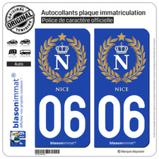 Stickers autocollant plaque d'occasion  Balaruc-les-Bains