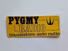 Autocollant vintage pygmy d'occasion  Calonne-Ricouart