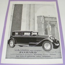 Panhard véritable publicité d'occasion  Génissac